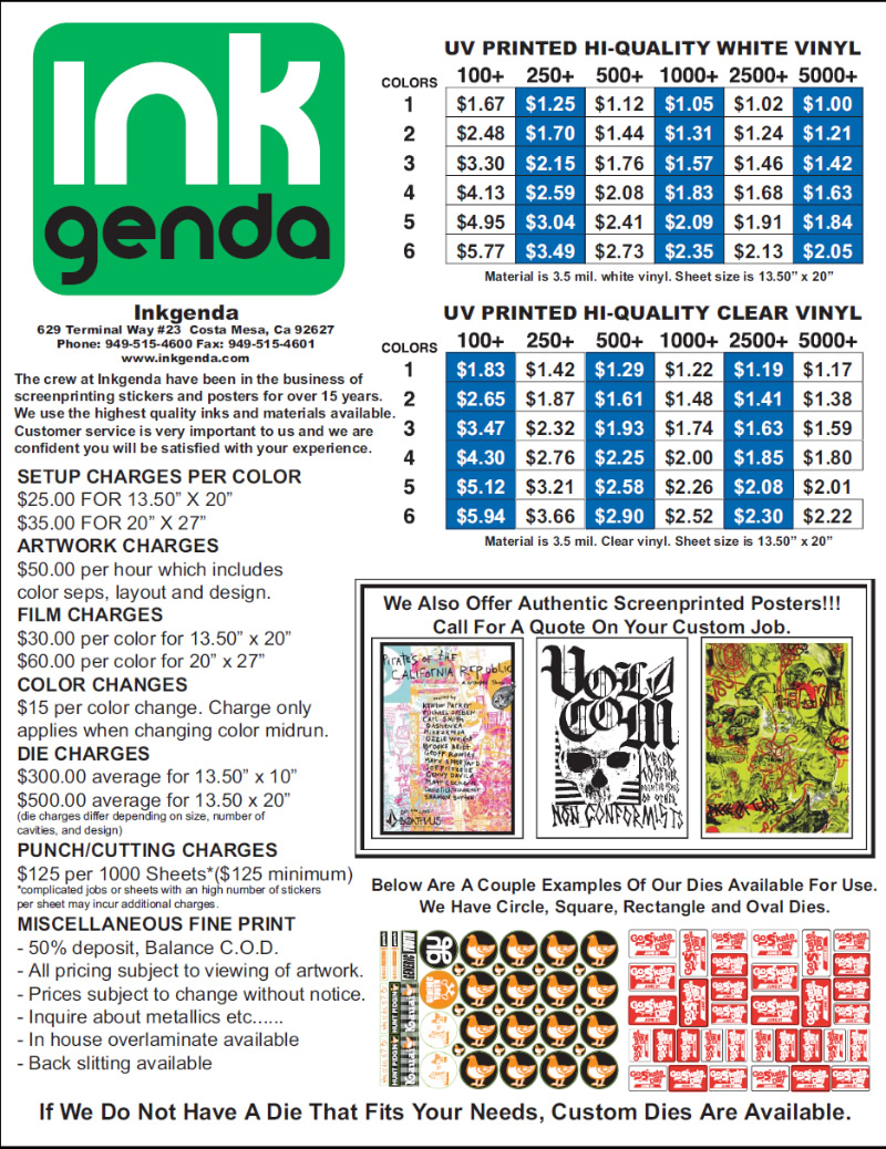 inkgenda pricing